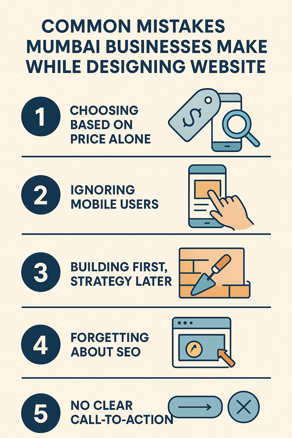 Common Mistakes Mumbai Businesses Make while Designing Website