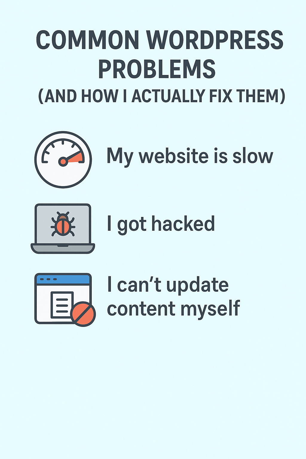 Common WordPress Problems (And How I Actually Fix Them)