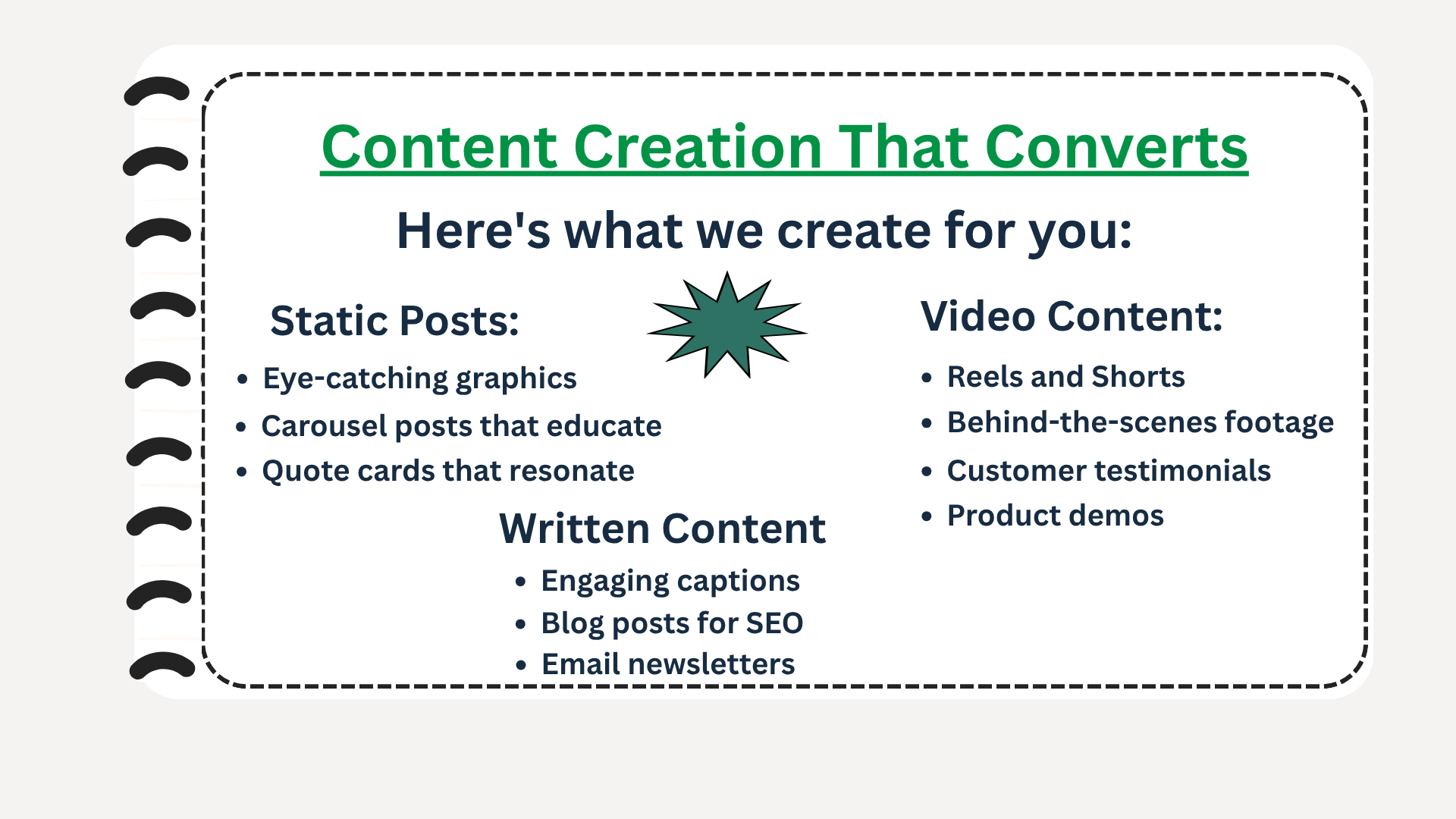 Content Creation