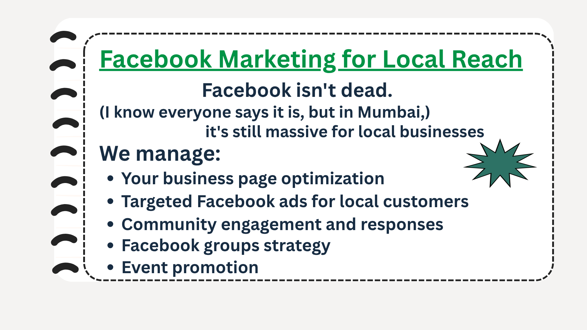 Face Book marketing