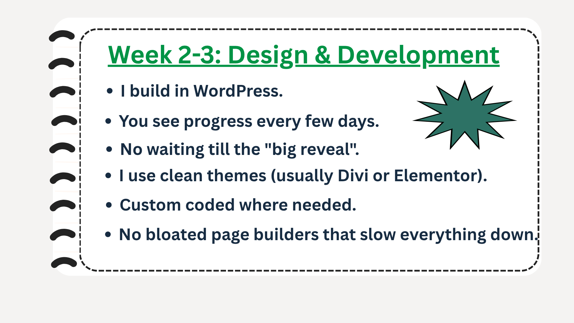 Worpress website development 2